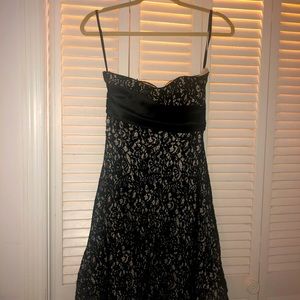 Black lace cocktail dress from WhiteHouse BlackMarket